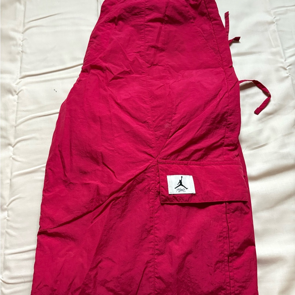 Jordan Hot Pink Cargo Pants with Jumpman Patch